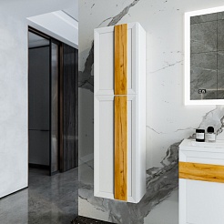 Бриклаер Шкаф подвесной Берлин 40x90 белый – фотография-2